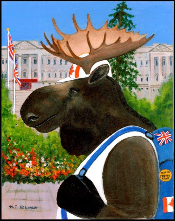 A Canadian Moose in London
